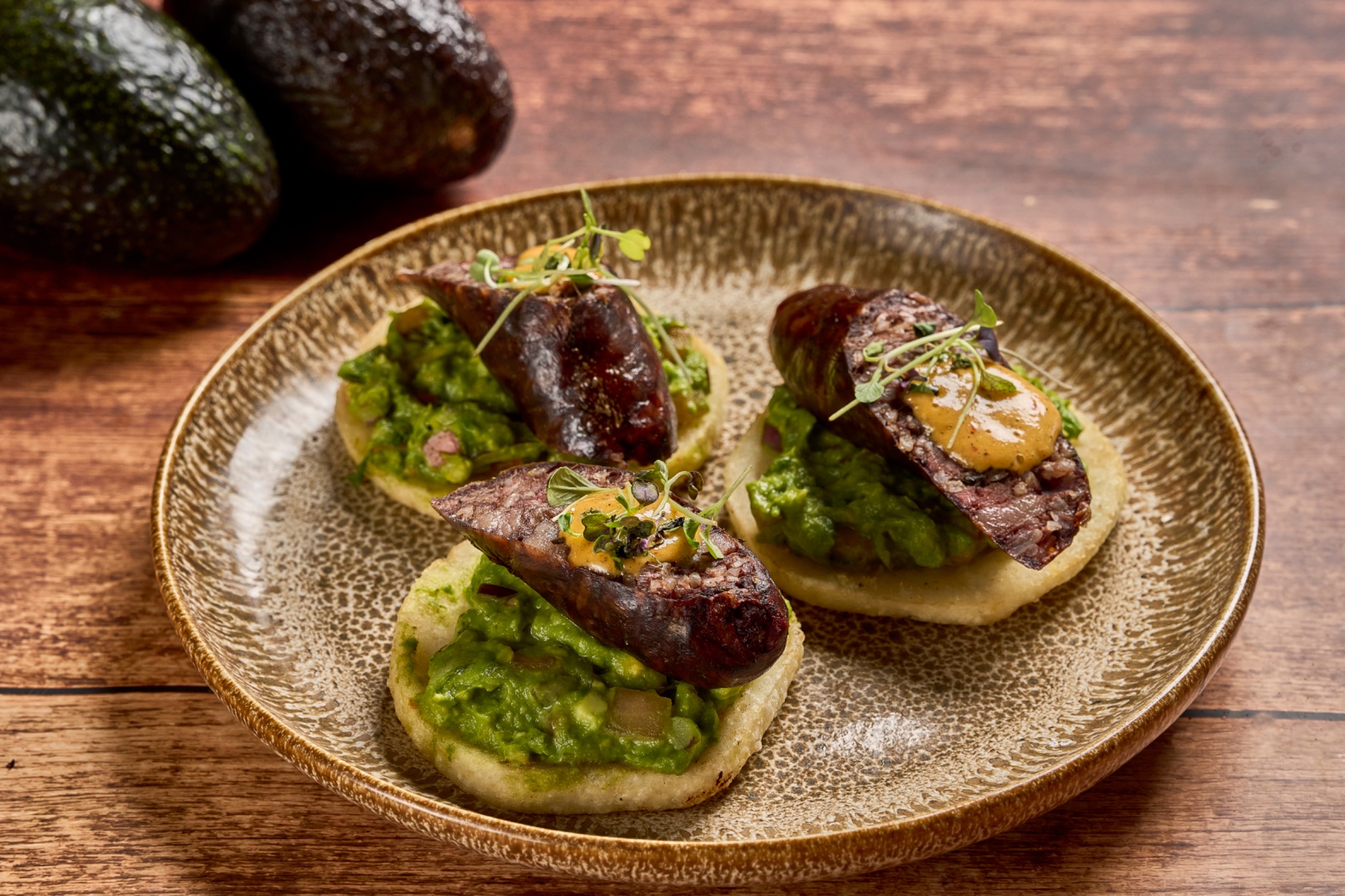 Montaditos de morcilla